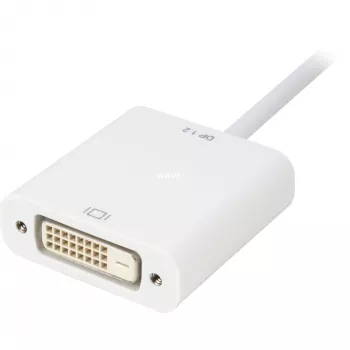 Cavo adattatore DisplayPort-DVI Sharkoon 0,15 m bianco — DisplayPort 1.2 su DVI