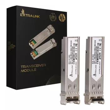 Modulo SFP Extralink 1,25 Gbit/s LC/UPC 850 nm 550 m multimodale (confezione da 2)