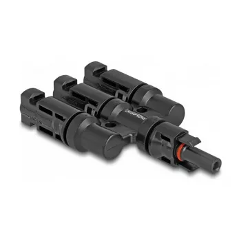Connettore per pannello solare DeLOCK DL4 1 x femmina a 3 x maschio nero