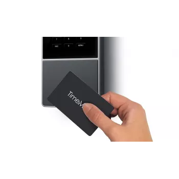 Terminale per rilevamento presenze Safescan TM-616 nero — TFT 2,8 pollici, dual-core 1 GHz, scheda di prossimità, Ethernet LAN, montaggio a parete