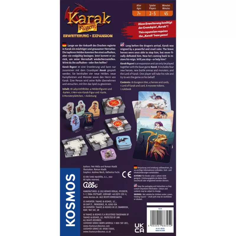 Karak Regent, espansione gioco da tavolo
