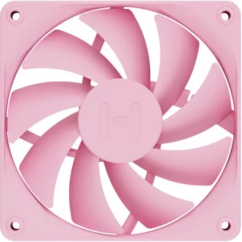 Ventola per raffreddamento computer HYTE FA12-SM-4 120 mm, 1500 giri/min, 72 m³/h, 1,6 mmH2O, FDB, rosa, 4 pz.