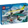 LEGO City Aereo di soccorso 60465 – piccolo set da costruzione aereo di soccorso, 403 pezzi, 4 minifigure, età 6+