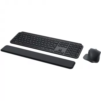 Logitech MX Keys S Combo tastiera mouse inclusi ufficio RF Wireless + Bluetooth QWERTZ svizzero grafite