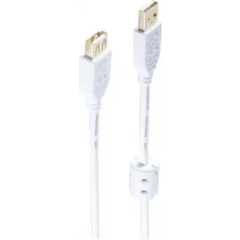 Cavo USB shiverpeaks BS77123-WF 3 m USB 2.0 USB A bianco (BS77123-WF)