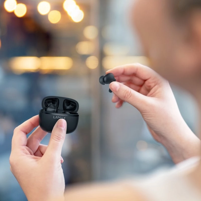 LAMAX Electronics Clips1 Play headset wireless in-ear chiamate/musica USB Type-C Bluetooth - headset - wireless