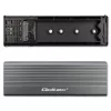 Qoltec contenitore per SSD M.2 SATA (NGFF), USB-C