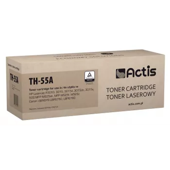Actis TH-55A cartuccia toner, sostitutiva di HP 55A CE255A, Standard, 6.000 pagine, nero