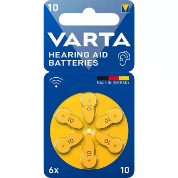 Batteria monouso Varta 10 PR70 zinco-aria 3,5 mm altezza 5,8 mm diametro