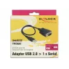 DeLOCK 62958 adattatore USB-RS-232, USB Type-A, nero
