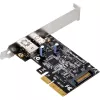 SilverStone ECU03 - adattatore USB - PCIe 2.0 x2 Low Profile - USB-C 3.1 x 1 + USB-C x 1 (SST-ECU03)
