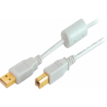 Cavo USB USB 2.0 ShiverPeaks BS77022 1,8 m grigio