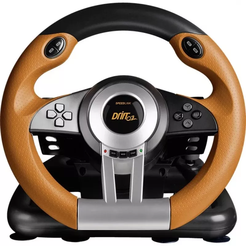 Volante + pedali Speedlink DRIFT O.Z. nero grigio arancione