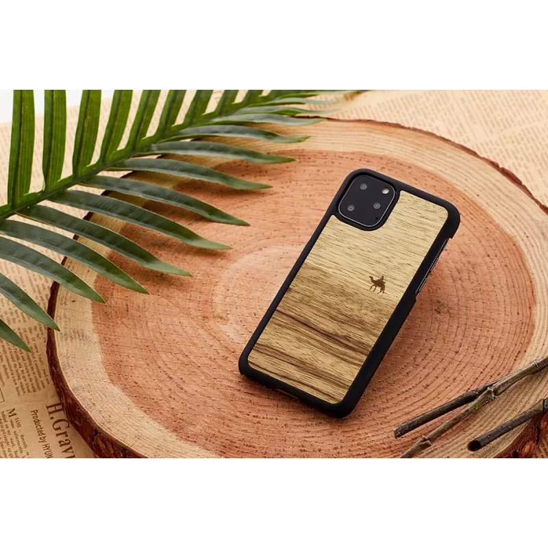 Custodia per smartphone man and wood per iPhone 11 Pro Max — terra nero