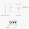 Iniettore dual-power Ubiquiti UISP 2.5 Gigabit Ethernet 48 V