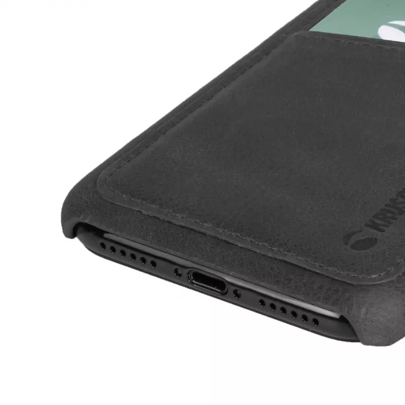 Cover Krusell Sunne 2 Card Cover iPhone XS Max nero