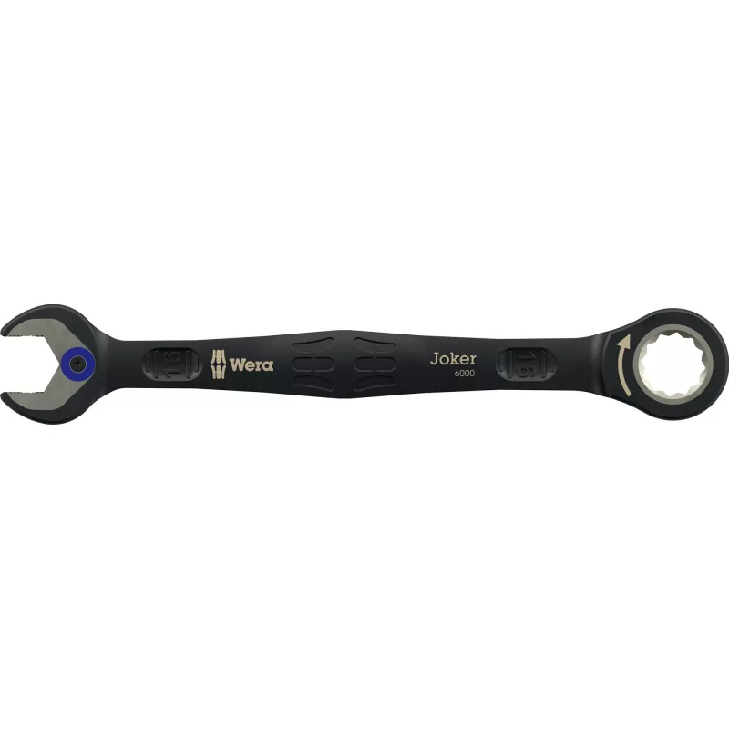 Wera 6000 Joker Black Edition set di chiavi combinate a cricchetto, 11 pz.