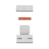 DeLOCK tappo di ventilazione M12 grigio 2 pz poliammide 8 mm
