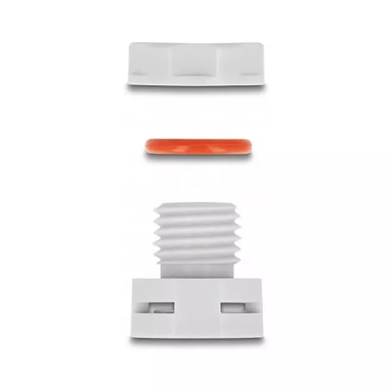 DeLOCK tappo di ventilazione M12 grigio 2 pz poliammide 8 mm