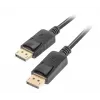 Lanberg cavo DisplayPort 19 Pin V1.2 4K, 1M | CA-DPDP-10CC-0010-BK | DisplayPort to DisplayPort