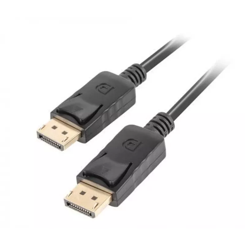 Lanberg cavo DisplayPort 19 Pin V1.2 4K, 1M | CA-DPDP-10CC-0010-BK | DisplayPort to DisplayPort