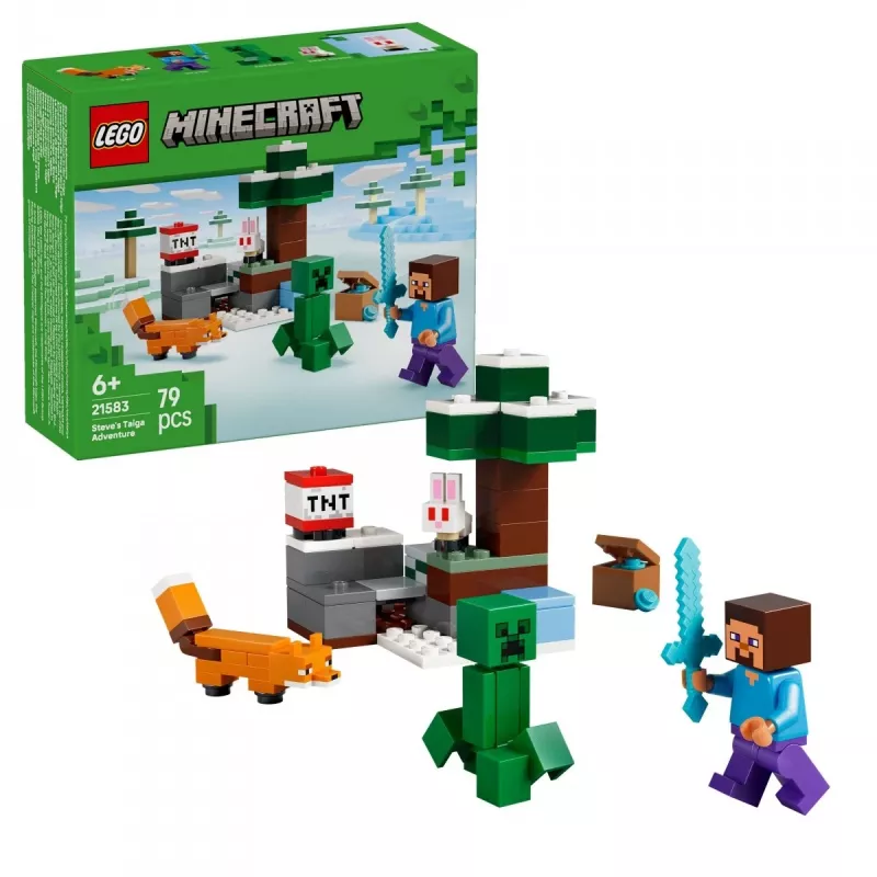 LEGO MINECRAFT 21583 L'avventura nella taiga di Steve