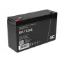 Batteria al piombo-acido sigillata (VRLA) AGM Green Cell 6V 12Ah, 94×151×50 mm, 1,65 kg