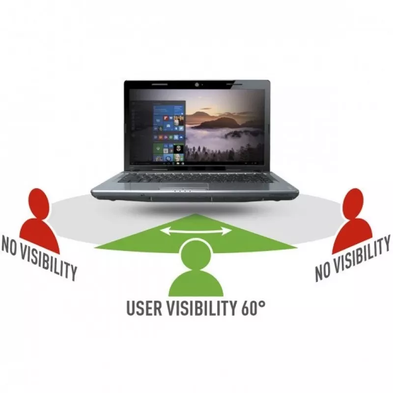 Mobilis 016403 filtro privacy per display 35,6 cm (14