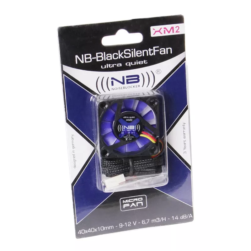 Ventola NOISEBLOCKER BlackSilentFan XM-2 40mm nero