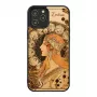 Custodia per cellulare Man and Wood per iPhone 12 / 12 Pro — Zodiac nero