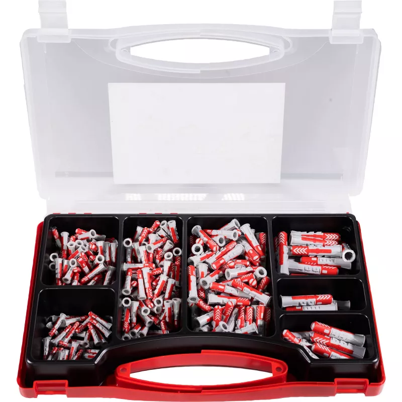 Meister-Box XL zona abitativa (grigio chiaro/rosso, 280 pezzi)