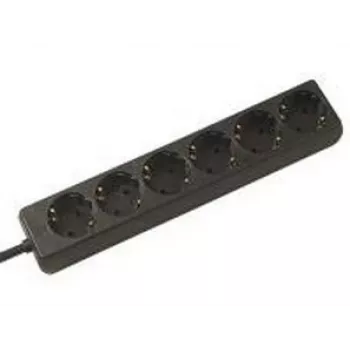Prolunga di alimentazione Bachmann 381.141S 1.5m 6 prese AC nero