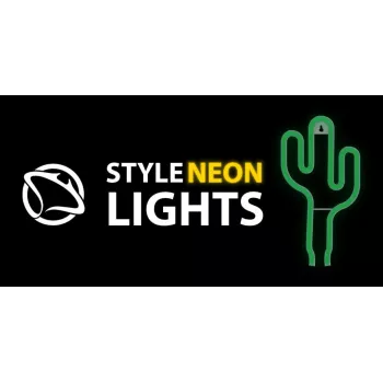 Luce neon MANTA SNL74GN Verde cactus — insegna neon decorativa, modello SNL74GN