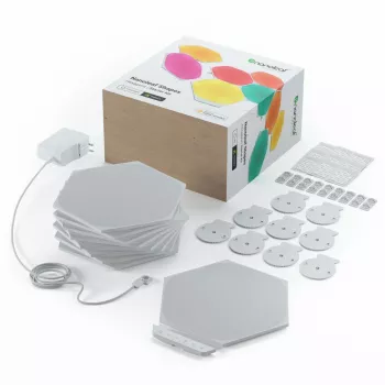 Nanoleaf HEXAGON SMARTER KIT pannelli LED bianco 7 pezzi