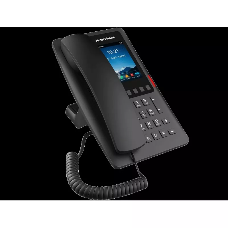 Telefono IP Fanvil H6W nero WLAN Bluetooth – telefono da tavolo VoIP Fanvil H6W nero con WLAN e Bluetooth
