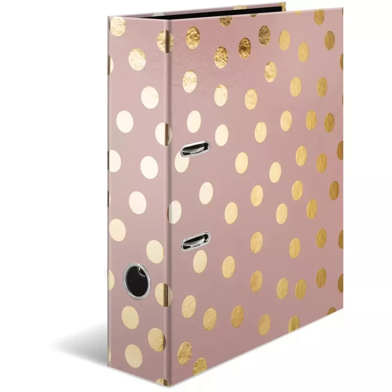 Raccoglitore ad anelli HERMA 7057 A4 oro rosa