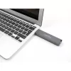 Delock - case per memoria - case esterno per SSD M.2 NVME PCIe o SSD SATA con connettore maschio USB 10 Gbps Type-A - M.2 - scheda M.2 NVMe / SATA 6Gb/s - USB