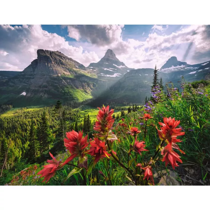 Puzzle Ravensburger Untouched Mountains 2000 pezzi – puzzle da 2000 pezzi di Ravensburger