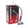 Lampada da scrivania Hawk HW-LAMP05 bianca LED regolabile — lampada da lavoro LED compatta con braccio regolabile