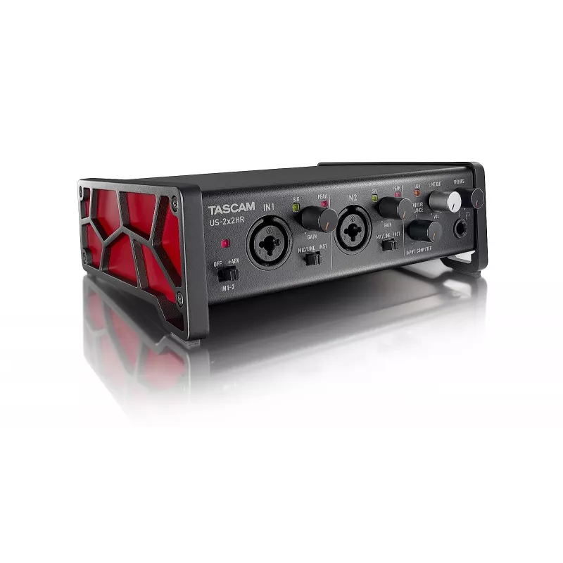 Tascam US-2x2HR interfaccia audio/MIDI USB, alta risoluzione, 2 ingressi / 2 uscite