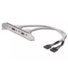Cavo con staffa USB Digitus AK-300301-002-E