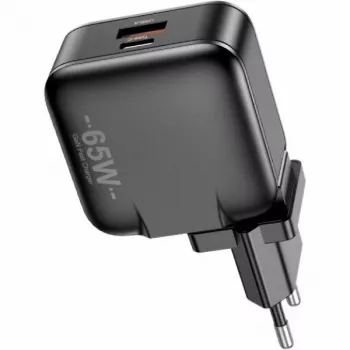 Caricabatterie GaN 65W USB+USB -C EU+US