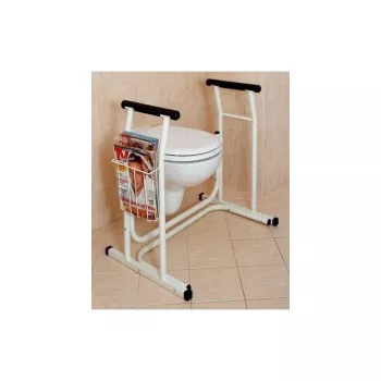 Alza water SUNDO 15800 con portagiornali, telaio in acciaio, antiscivolo, 114 kg max., 485×665×755 mm
