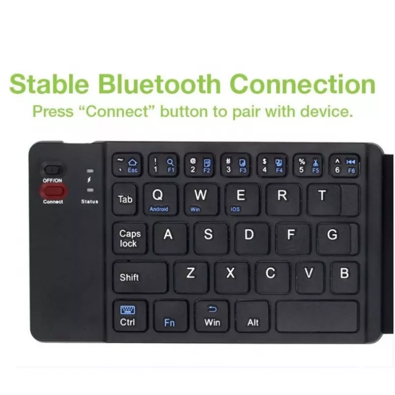 Tastiera wireless pieghevole Bluetooth 3.0