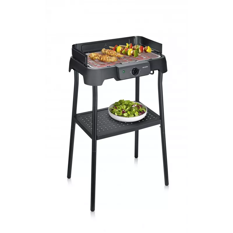 Griglia elettrica da tavolo SEVERIN PG 8594 — 2000 W, griglia rettangolare, nero