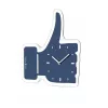 NeXtime orologio 5185bl Mini Thumbs Up, 20,5x21, da parete, blu/argento