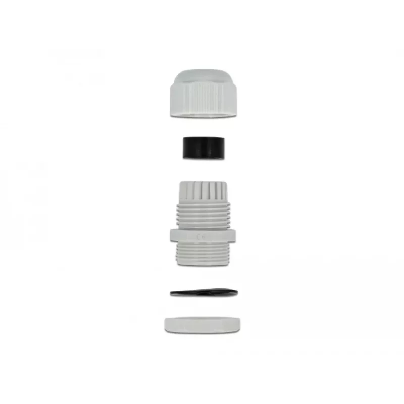 Pressacavo DeLOCK 60197 grigio plastica 10 pezzi
