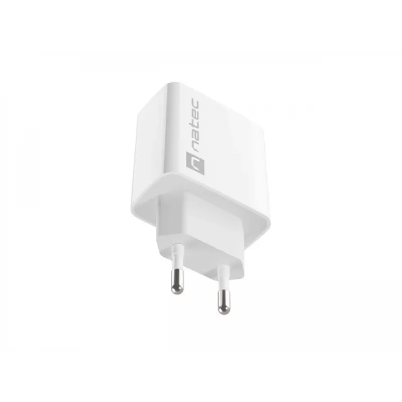 Caricabatterie rapido USB-C da interni NATEC RIBERA 12V 20W Quick Charge 3.0 bianco