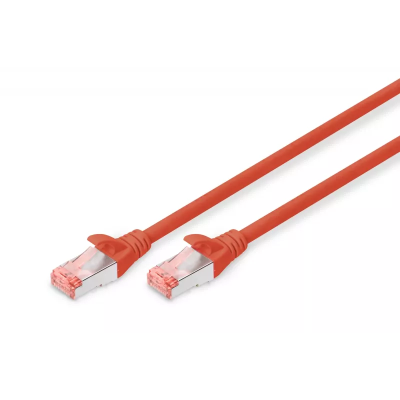 Cavo patch Digitus CAT 6 S/FTP DK-1644-005/R 0,5 m rosso