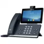 Yealink SIP-T58W telefono IP con fotocamera CAM50, LCD da 7 pollici 1024x600, Bluetooth, Android 9.0, grigio classico